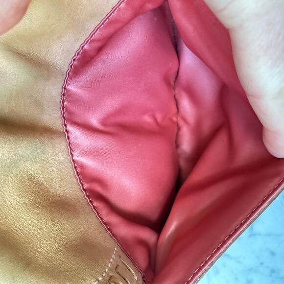 Coach Shoulder Bag Leather Saddle Tan Buckle Western Boho Crossbody - Picture 13 of 16